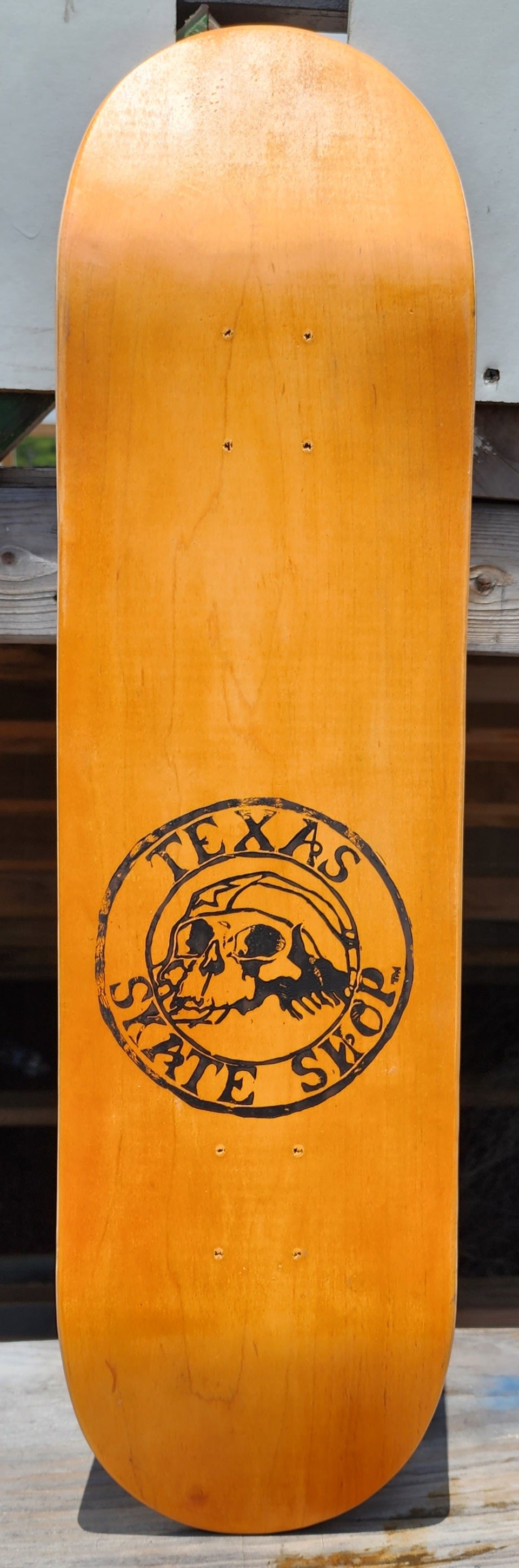 Texas Skate Shop 8.5in hand made deck by Fun-Key Laminates